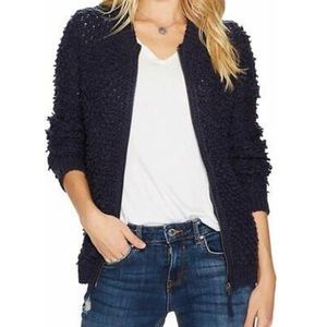 ⭐️HOST PICK⭐️ Lucky Brand Navy Bomber Sweater